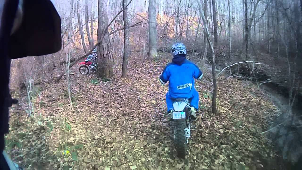 Following JD McEast Rider on a nice section of trail.