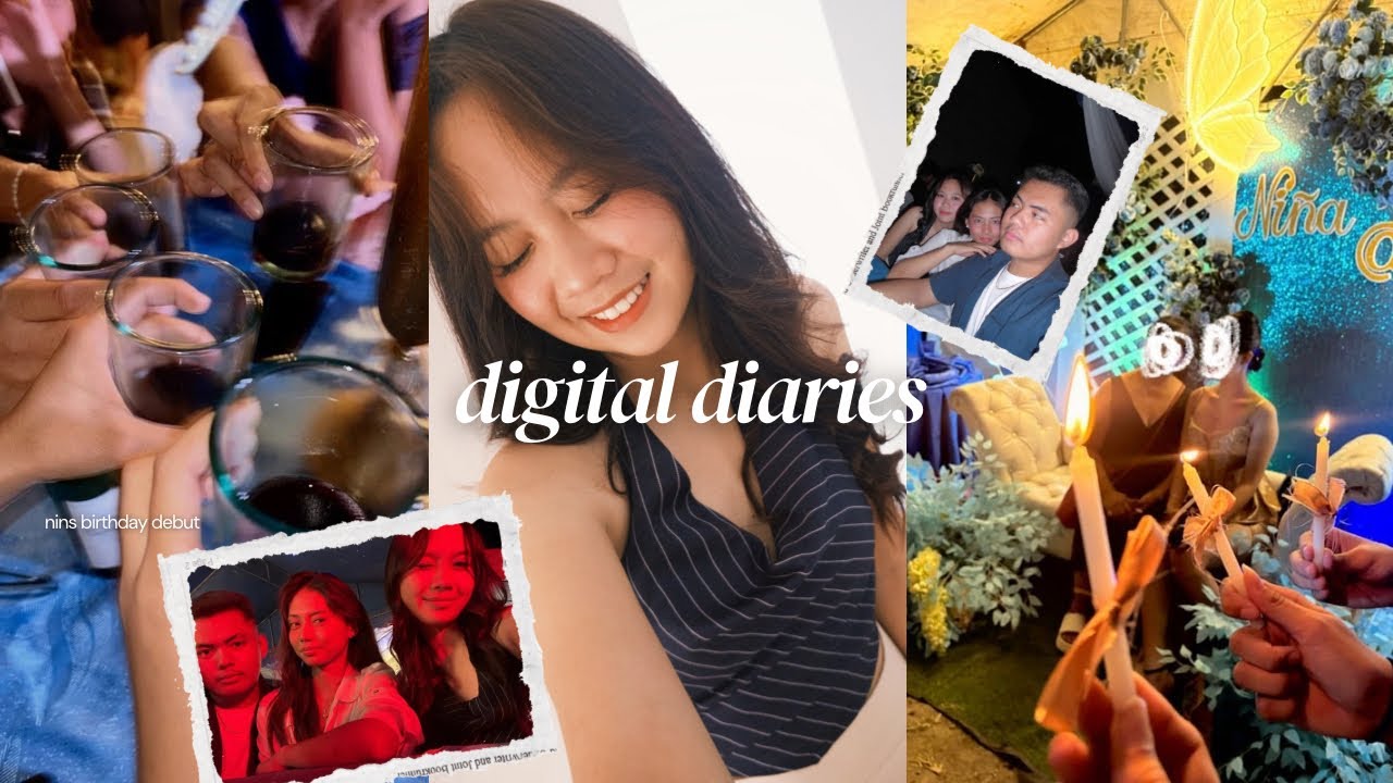 digital diaries | nins debut, bond with friends, party with peeps🥂