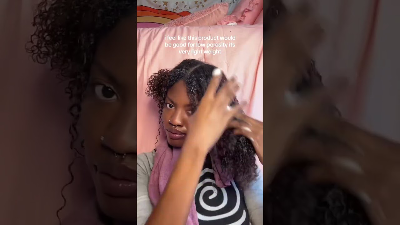 first impression of mielle foam! ig/tiktok/pinterest: dajnaedoss #naturalhair #curlygirlmethod #hair