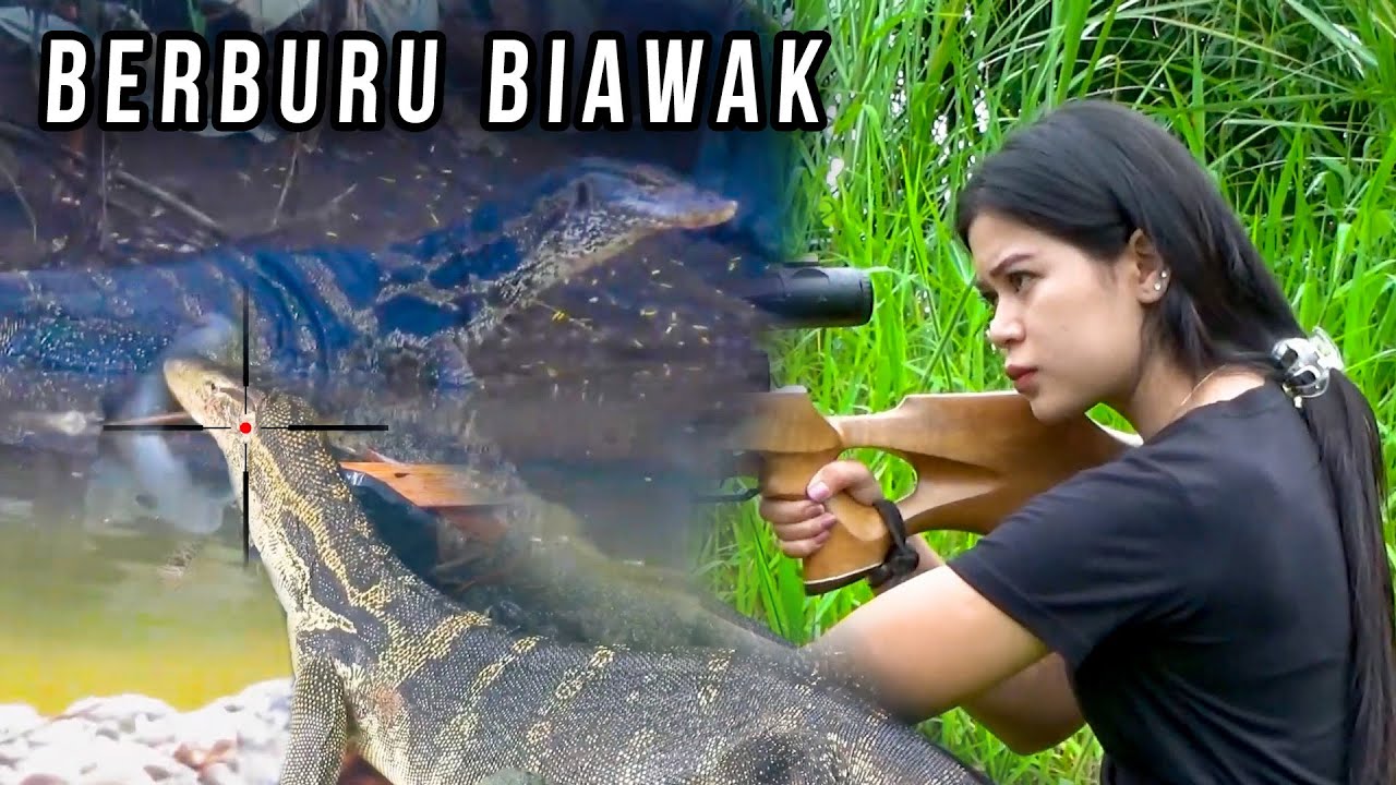 BERBURU BIAWAK DI SUNGAI | HUNTING LIZARDS IN THE RIVER