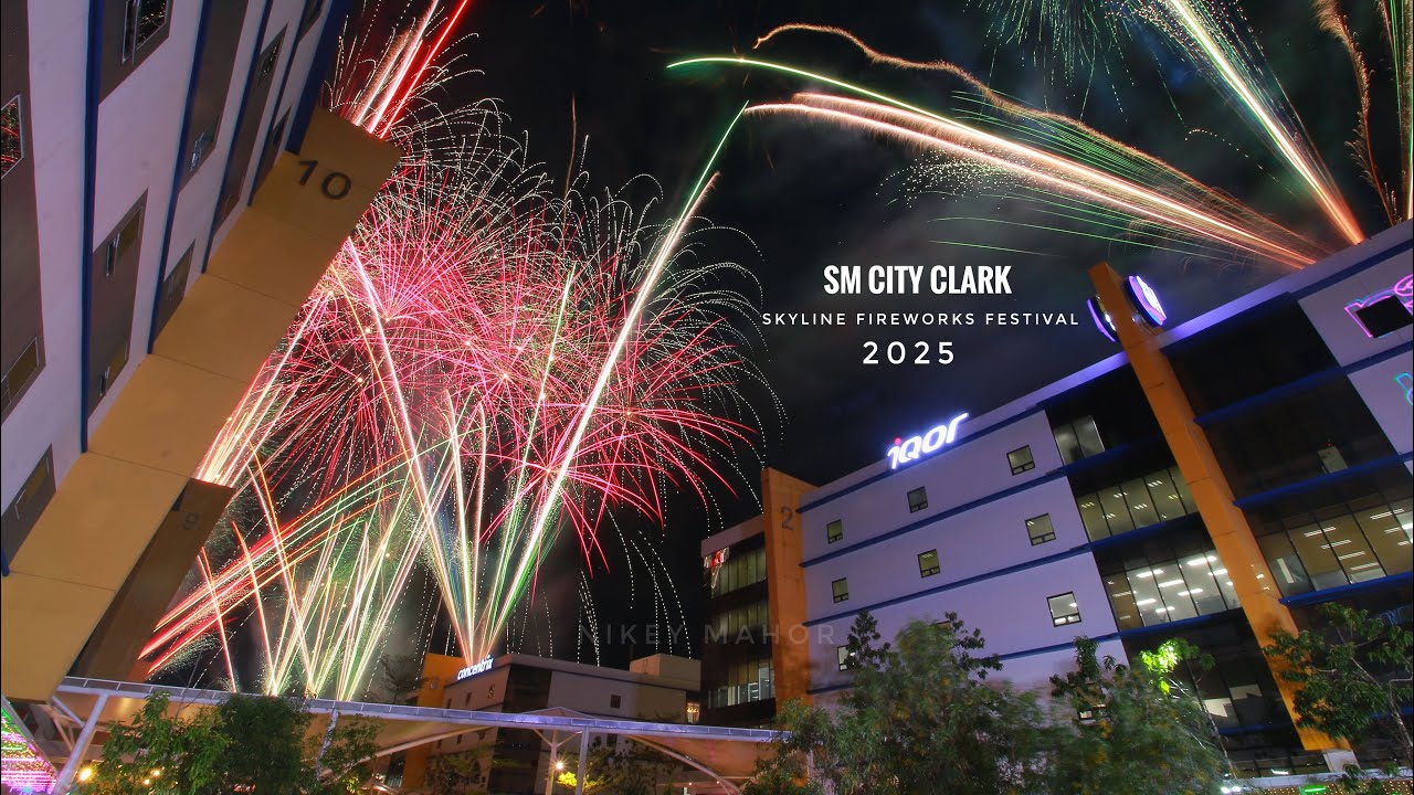 SM City Clark - SKYLINE FIREWORKS FESTIVAL 2025 (December 27, 2025) 🎆🎆🎆