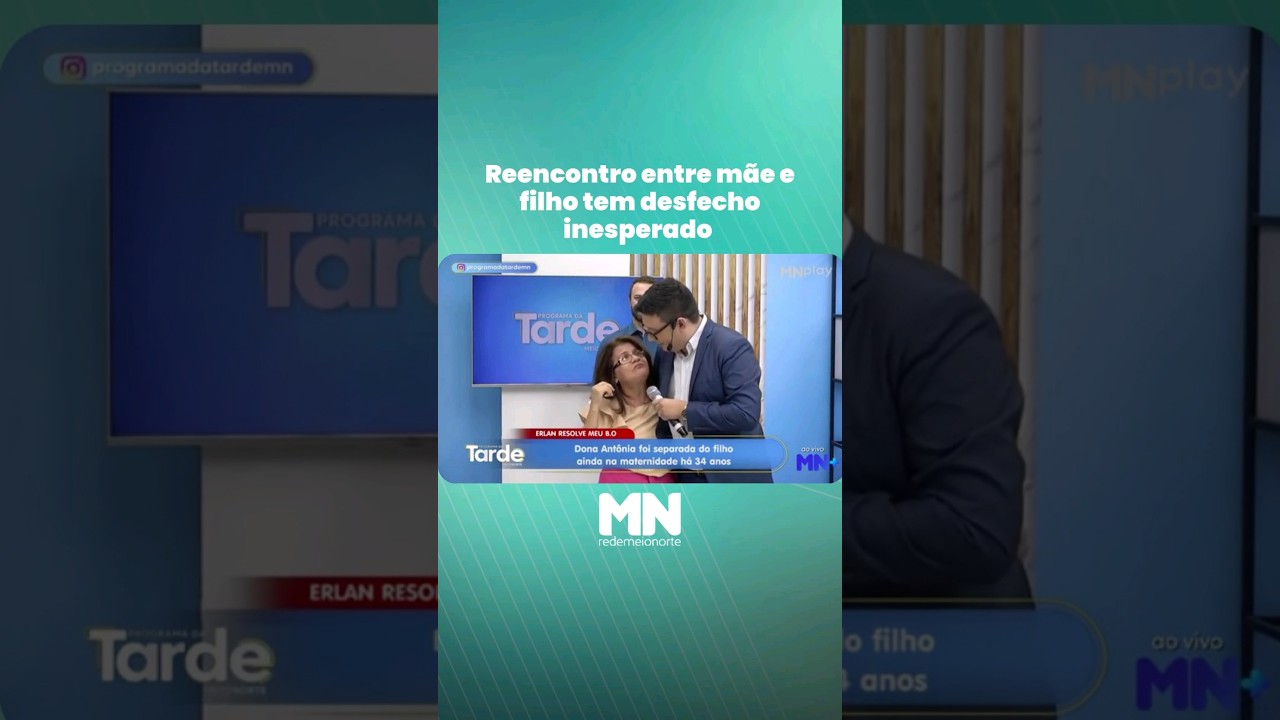 Reencontro entre m&atilde;e e filho tem desfecho inesperado #shorts