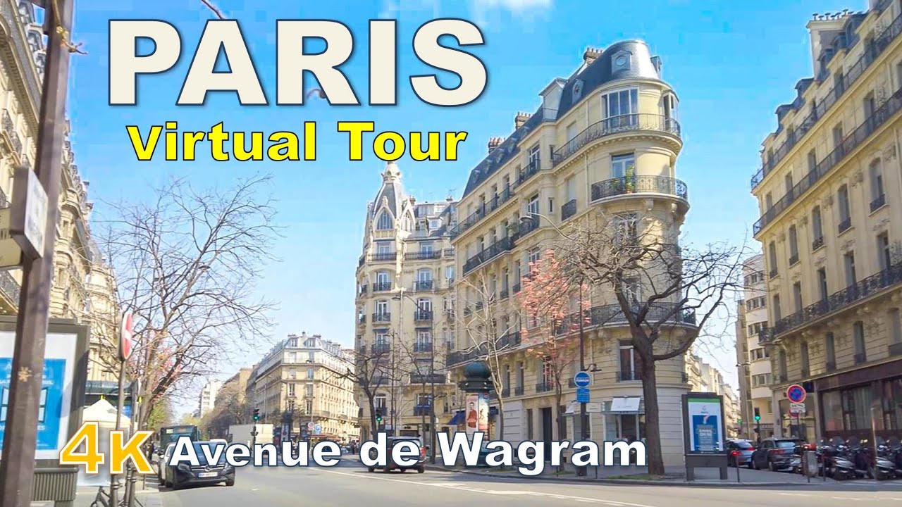 Walking in Paris, Avenue Wagram UHD
