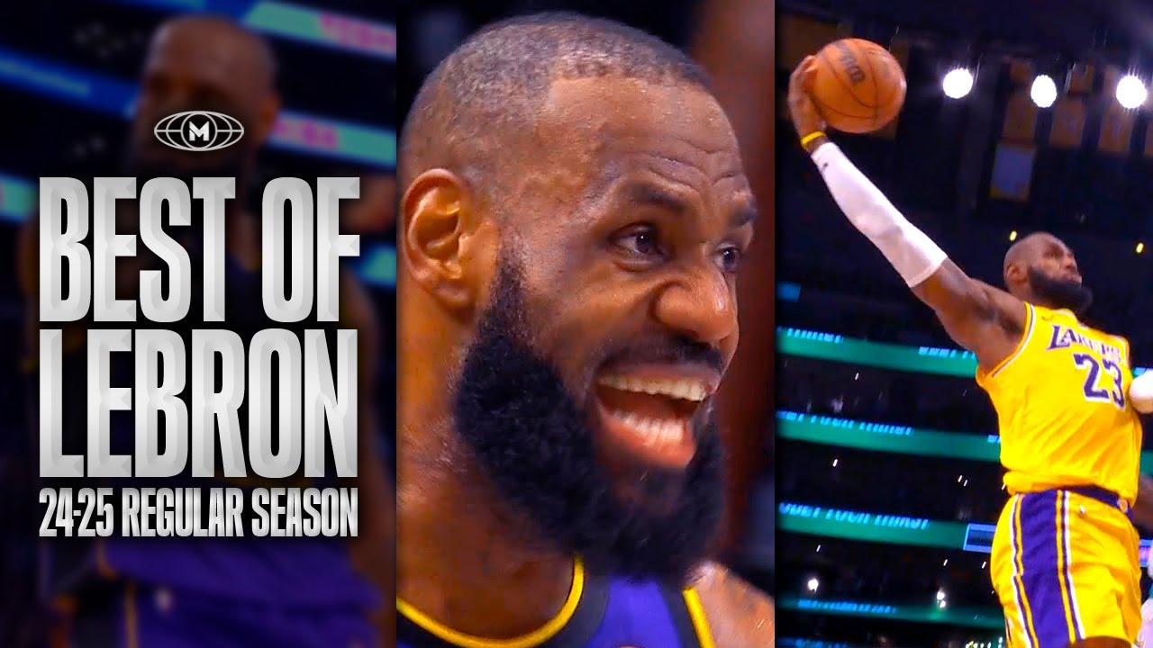 LeBron James BEST HIGHLIGHTS 24-25 Regular Season 👑