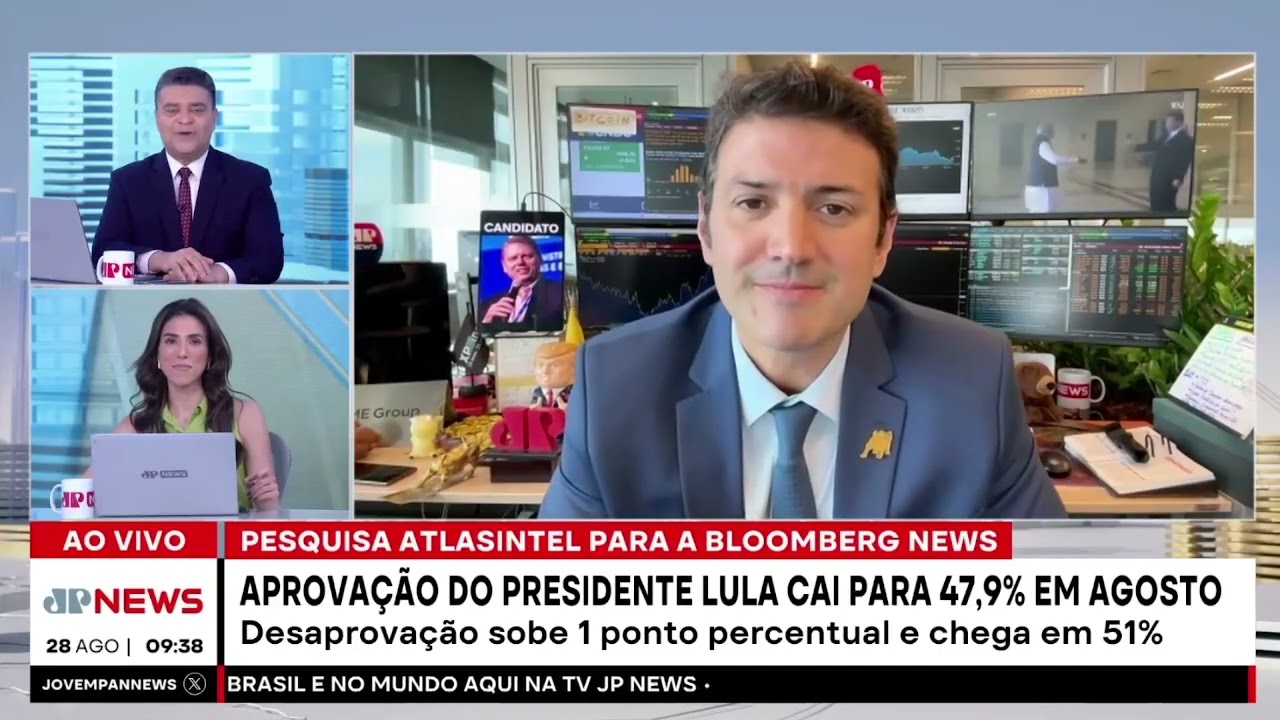 Tarc&iacute;sio supera Lula para 2026 e abre caminho para recorde da bolsa: Pablo Spyer no Jornal da Manh&atilde;