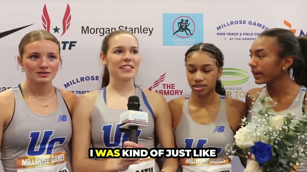 NEW High School Record | Union Catholic 4x800 Relay at Millrose Games 2026