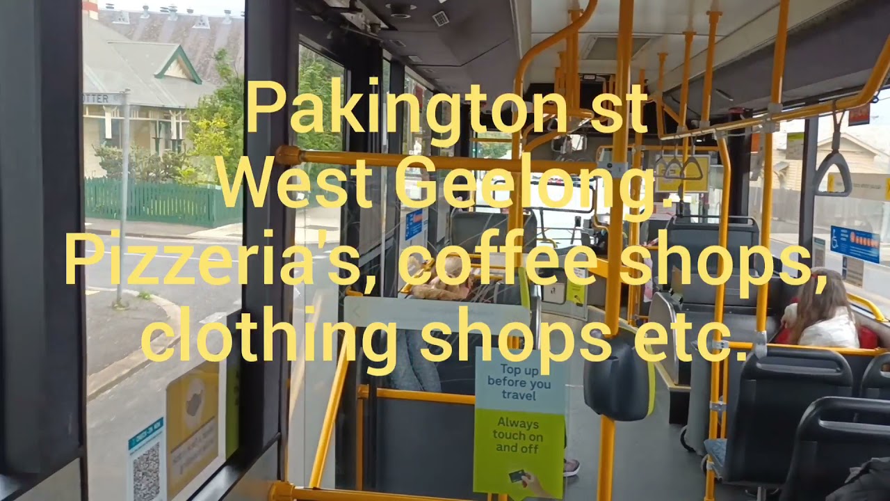 Bus route 22 from city through Pakington st,  Australia. Please subscribe and like.