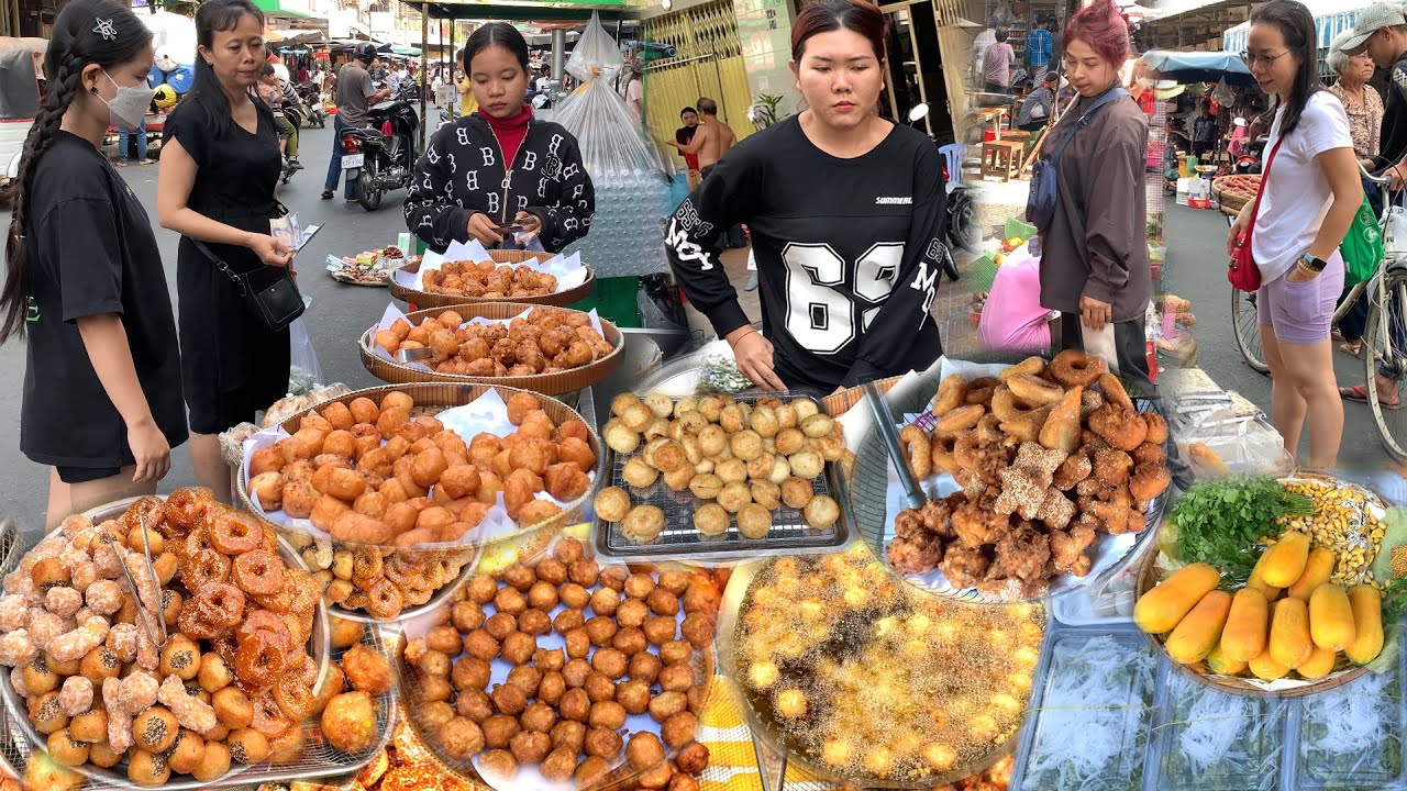 GREAT! Compilation Street Food Market - Daily Lifestyle & Activities Of Khmer People In the Morning