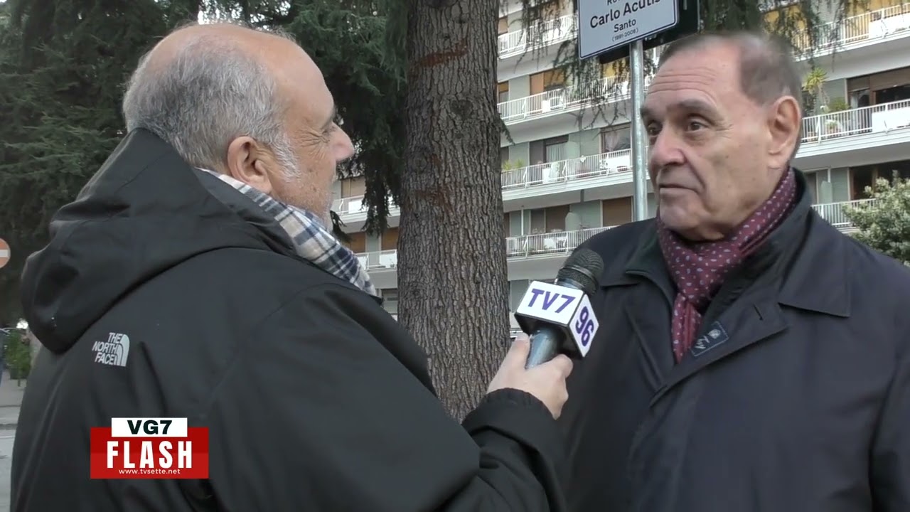 INTITOLAZIONE DELLA ROTONDA A SAN CARLO ACUTIS. MASTELLA: “MODELLO DI RIFERIMENTO PER I GIOVANI”