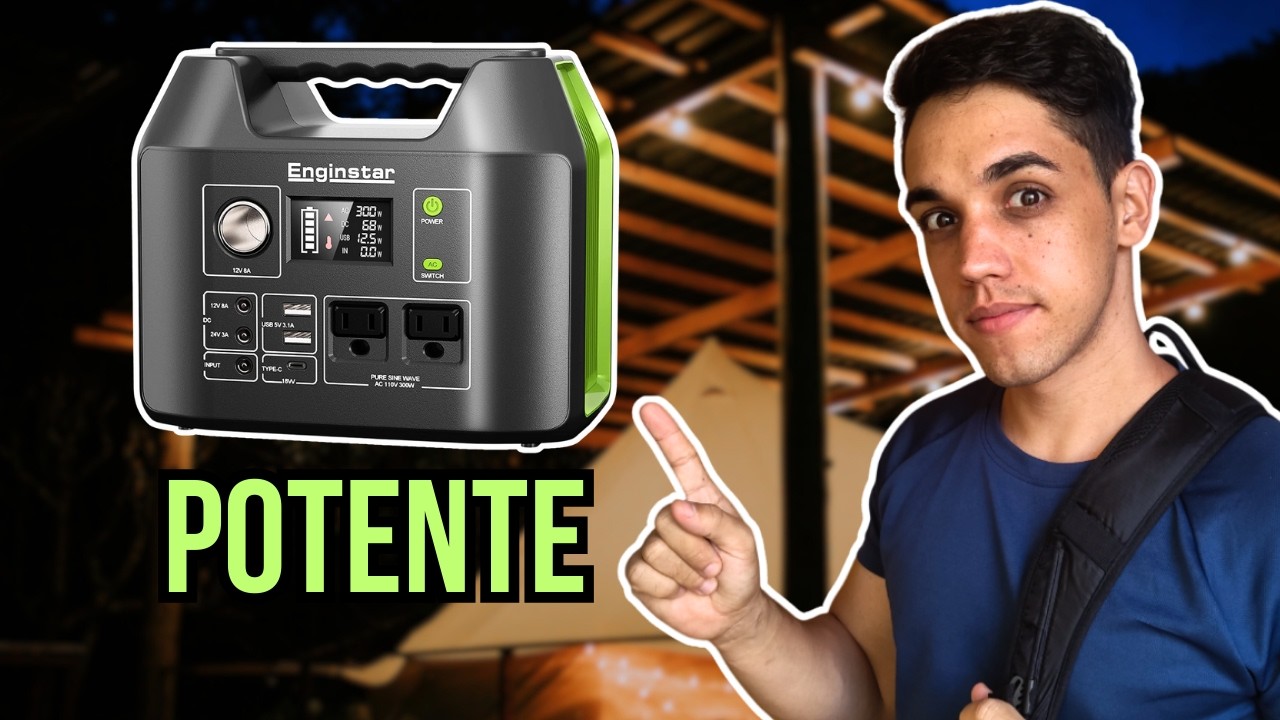 La estación de ENERGÍA PORTÁTIL más COMPACTA: Enginstar R300 Review
