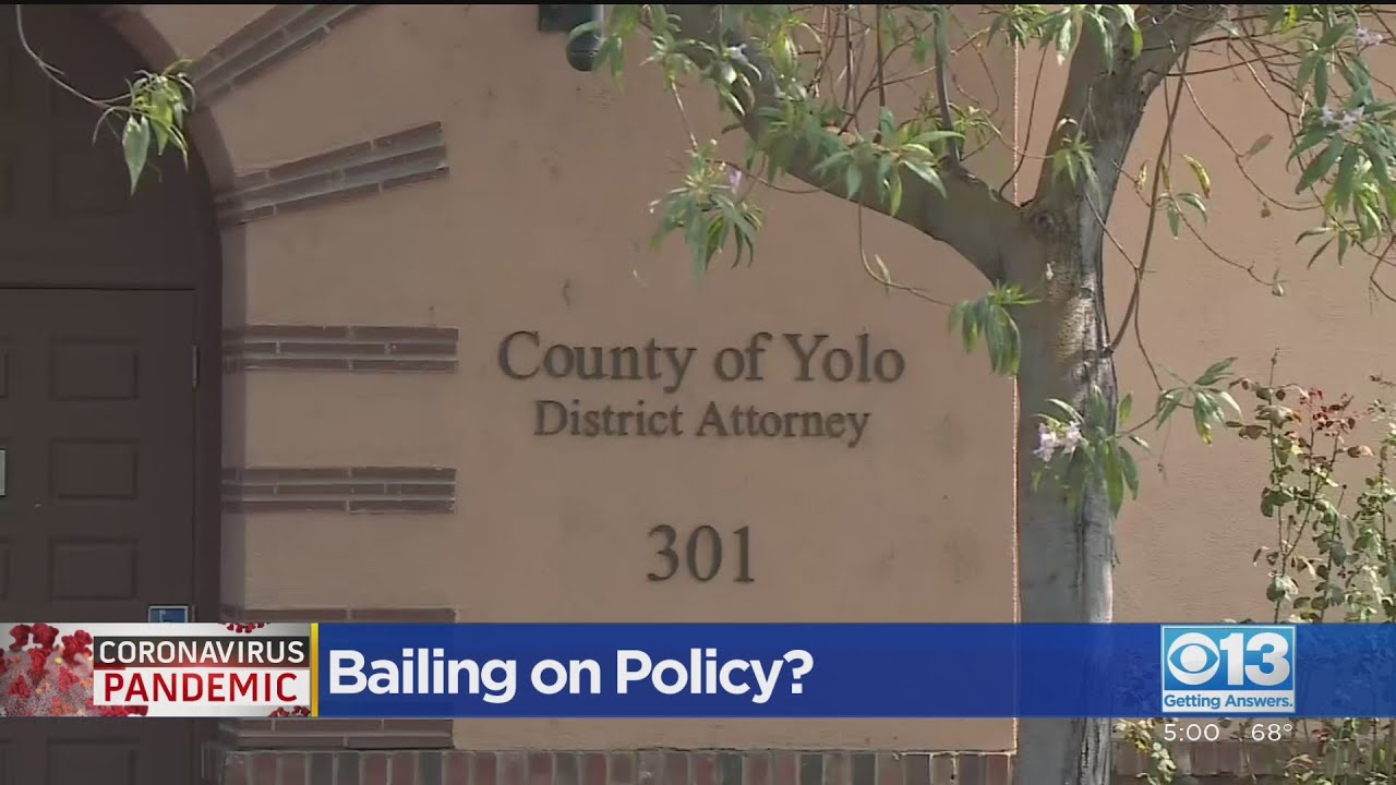 Yolo County District Attorney Raising Concern About $0 Bail Policy