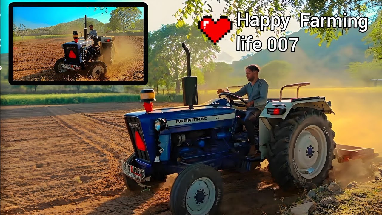 आज हमारा ट्रैक्टर का नया लुक में  तैयार किया //Today, our tractor has been prepared with a new look.