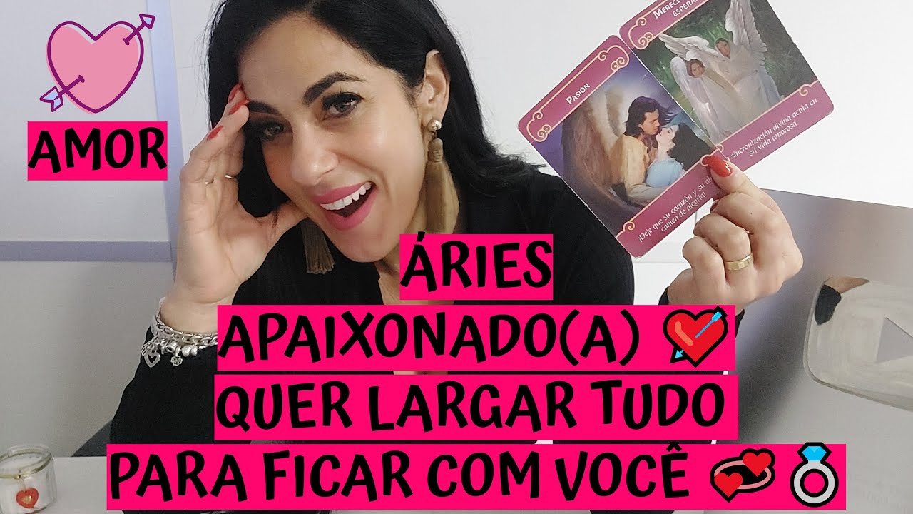 ÁRIES ♈️ AMOR 💖 APAIXONADO(A) 💘QUER LARGAR TUDO PARA FICAR COM VOCÊ 💞💍