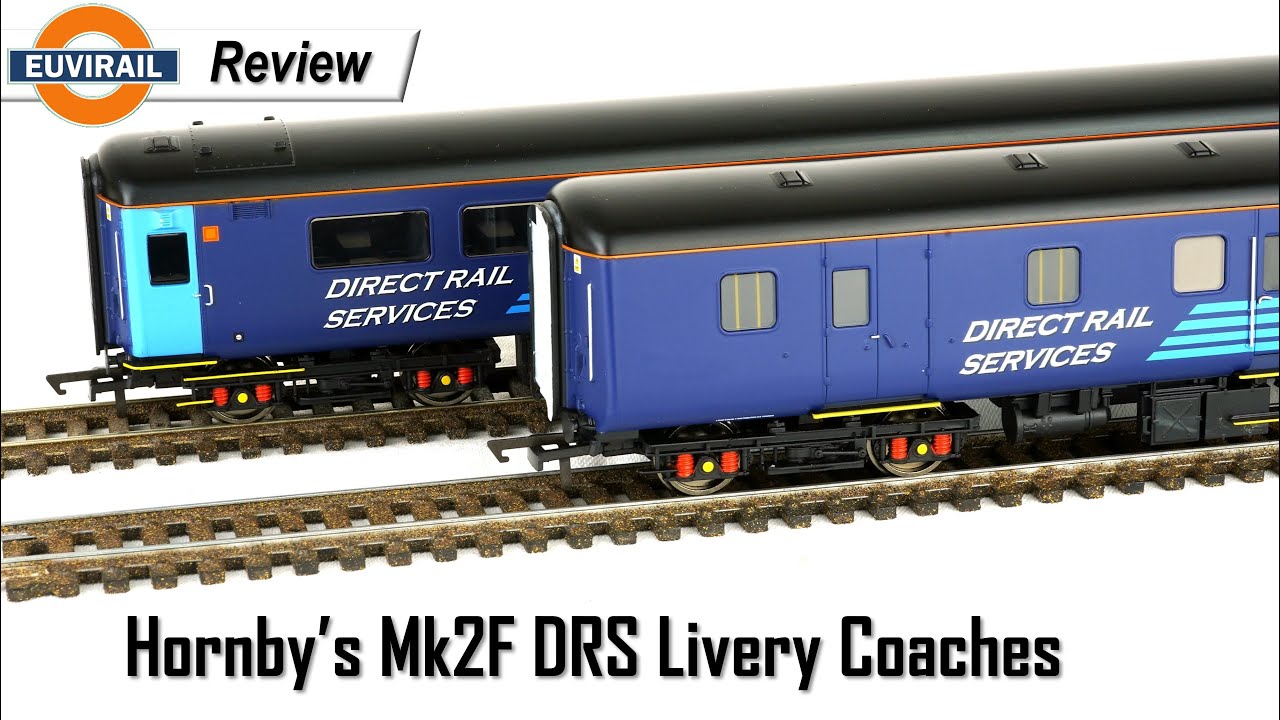 Review: Hornby Mk2F Coaches in the Direct Rail Services (DRS) Compass Blue Livery