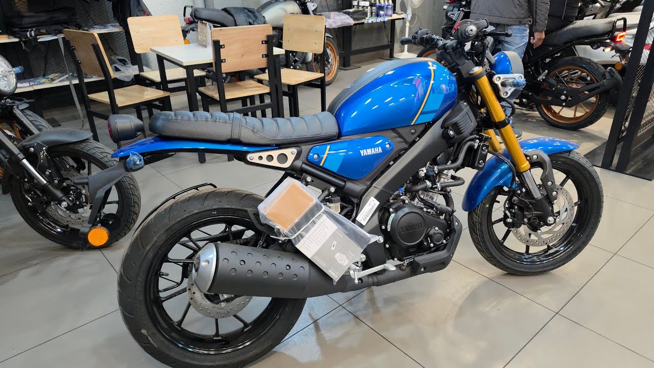 All New 2025 Yamaha XSR 155 - Metallic Blue