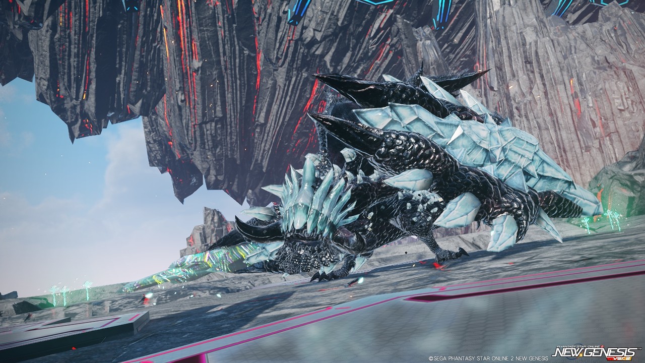 無口になってしまったドラゴン・エクスと戯れてきました【PSO2NGS】