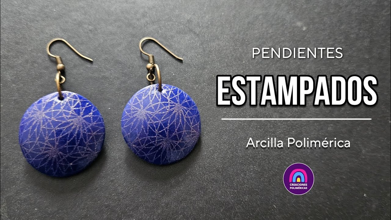 Tutorial | Técnica de ESTAMPADO sobre arcilla polimérica | Creaciones Poliméricas