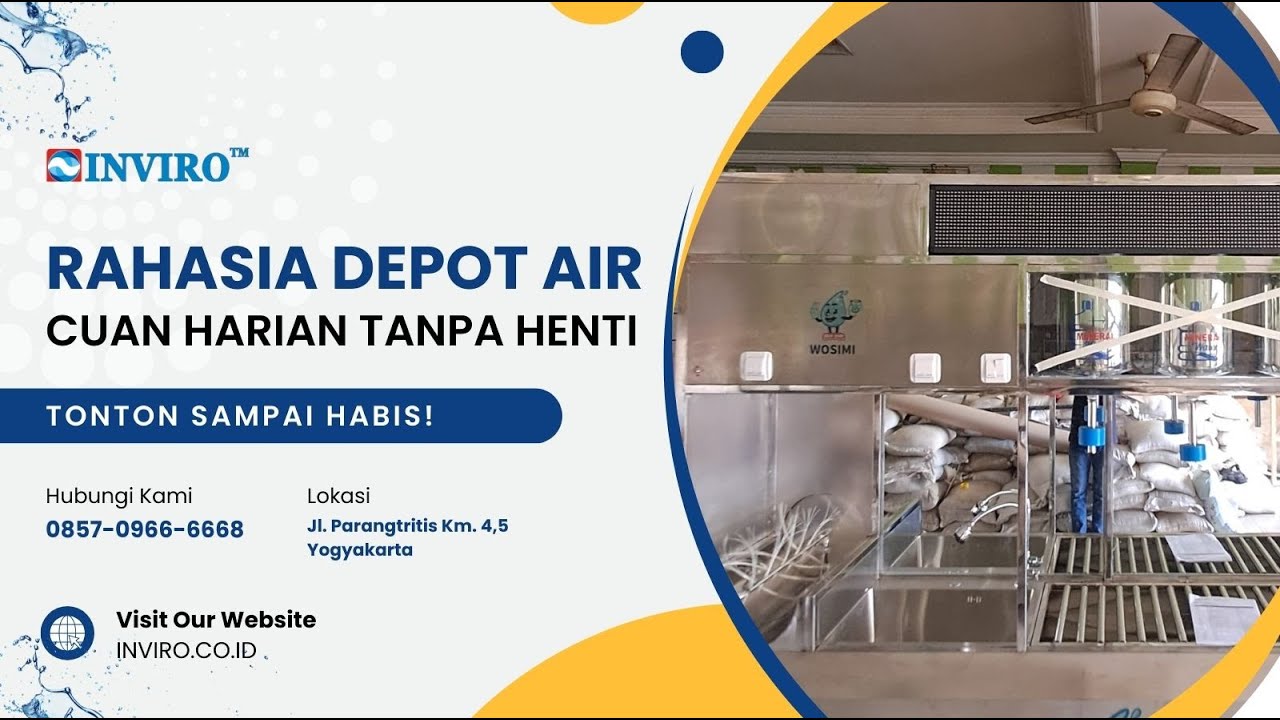 Usaha Air Minum Isi Ulang | Heboh Cara Usaha Rumahan Modal Kecil Untung Besar🤗.