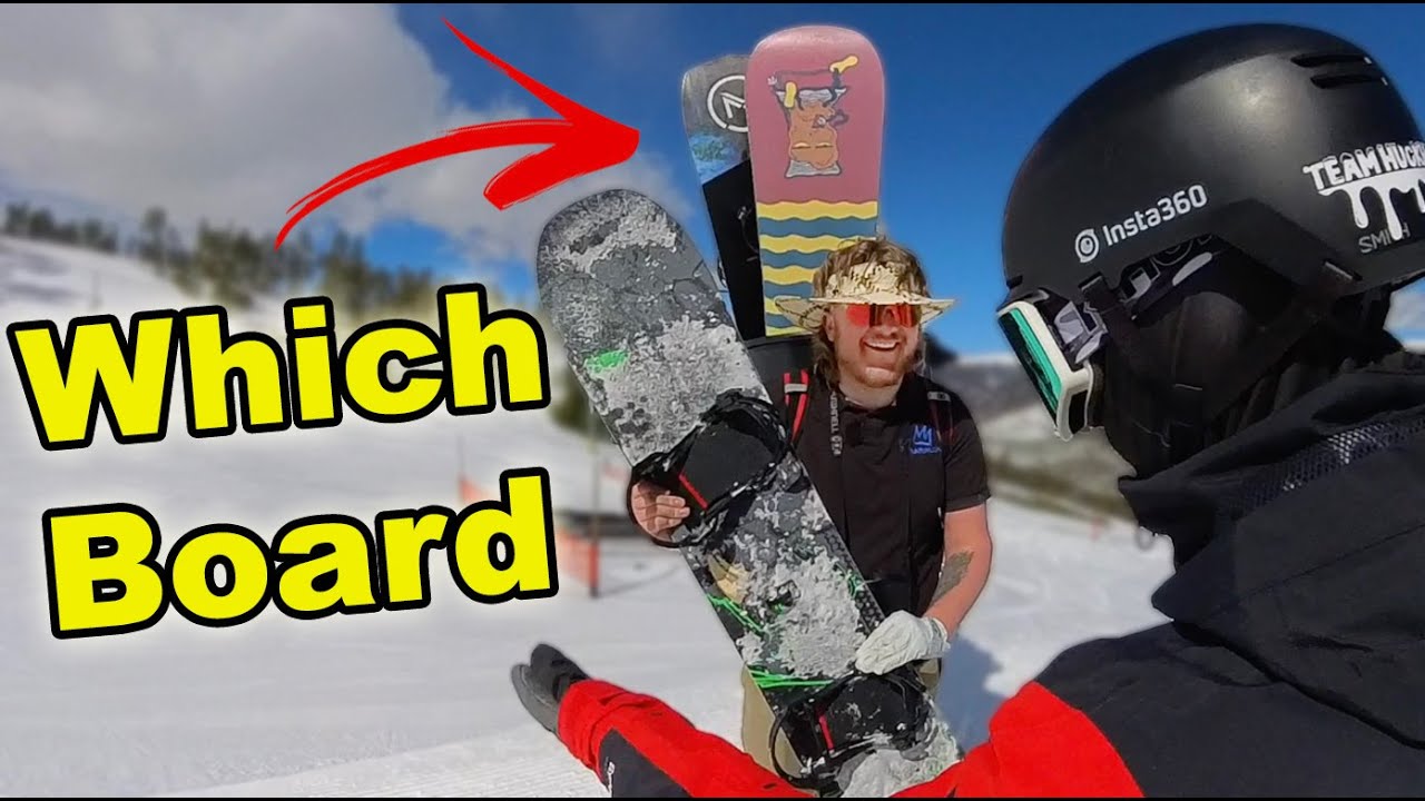I Brought EVERY Snowboard To The Ski Resort