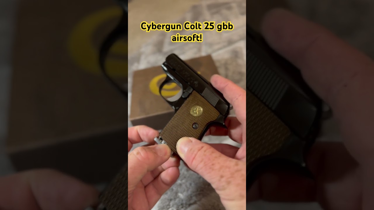 Cybergun colt 25 airsoft gbb asmr #airsoft #colt #cybergun #asmr #pocketpistol  #airsoftpistol