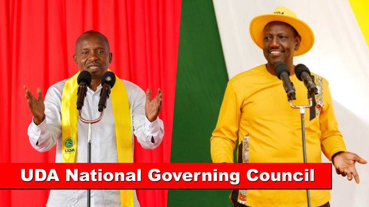 LIVE: President Ruto and DP Kindiki presiding over UDA National Governing Council!!