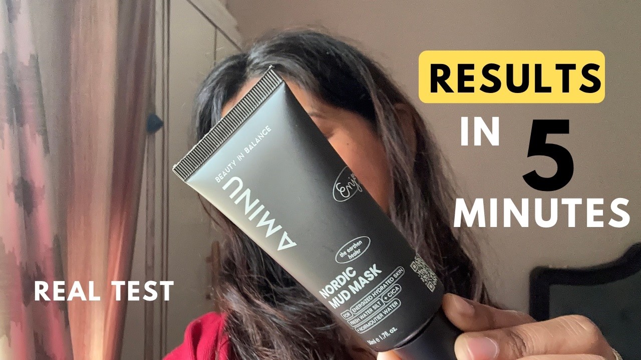 I Tried Aminu Nordic Mud Mask for the FIRST Time 😱 Unboxing + Honest Review