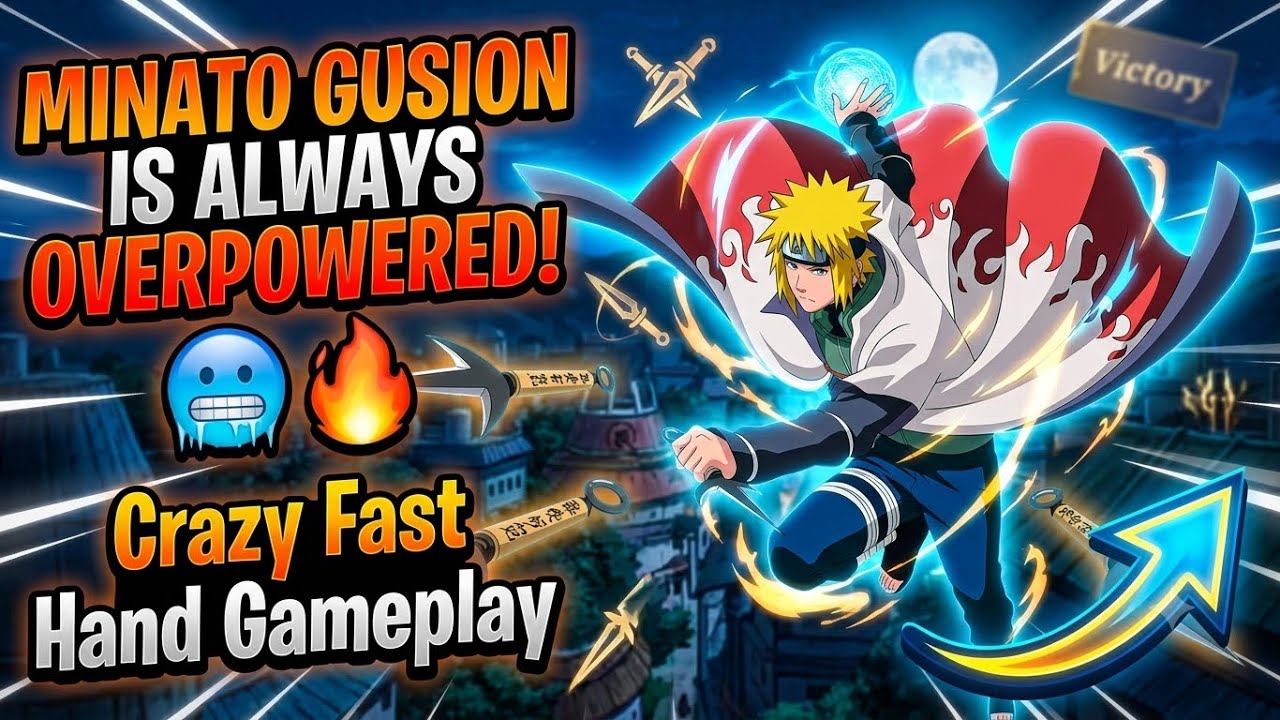     MINATO GUSION IS ALWAYS OVERPOWERED! 🥶🔥 | Crazy Fast Hand Gameplay | 