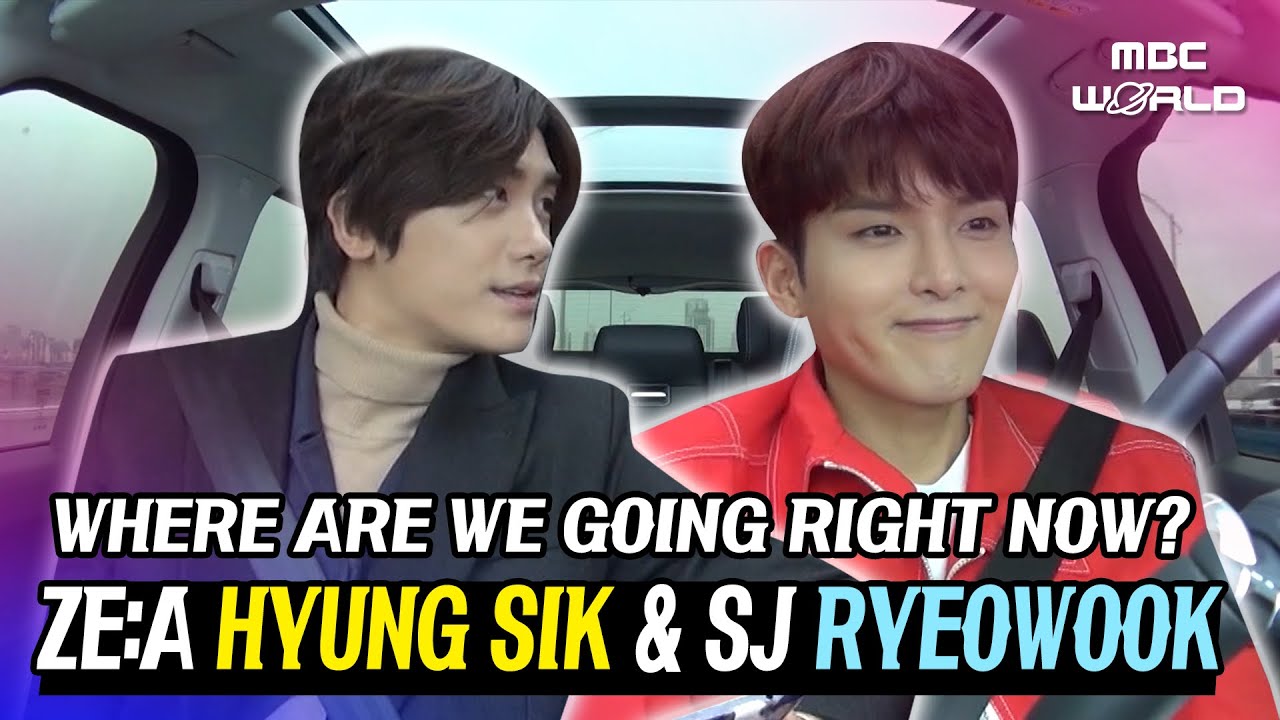 [C.C.] SUPER JUNIOR RYEOWOOK is taking HYUNKSIK somewhere! #SUPERJUNIOR #RYEOWOOK #SJ #ZEA #HYUNGSIK
