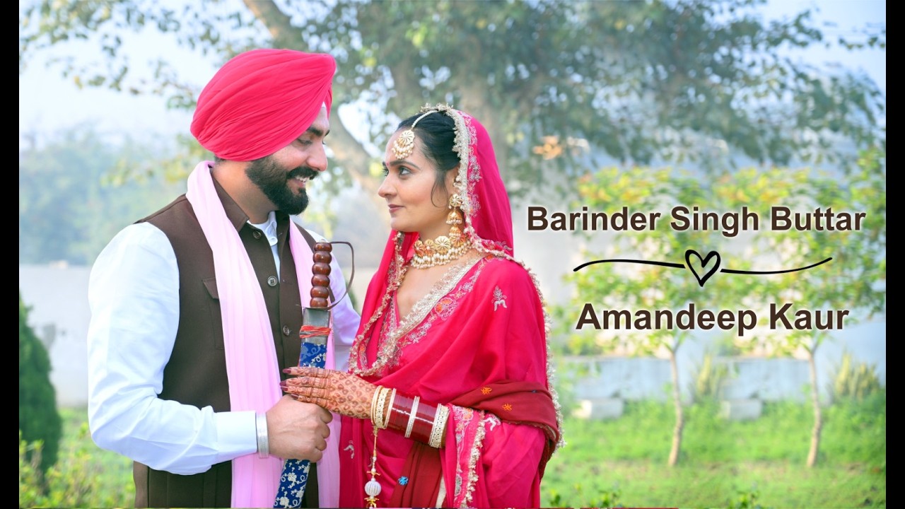 4K Live Wedding Barinder Singh weds Amandeep Kaur By Manjeet Studio Ghagga M:98768-13274