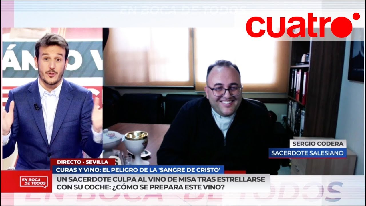 UN CURA BORRACHO. ACCIDENTE | En boca de todos | Padre Sergio Codera, SDB, en CUATRO TV