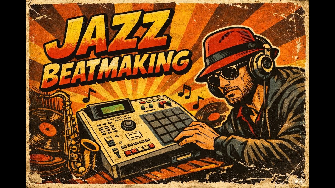 Jazz Hip Hop Sampling - Beatmaking - Chill Music - LoFi - MPC Live 2 Retro - SP404 MK2
