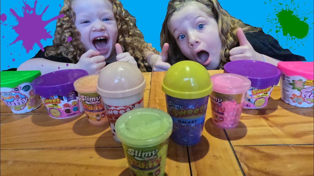 Cyd and Len unbox and play with scented slime! 