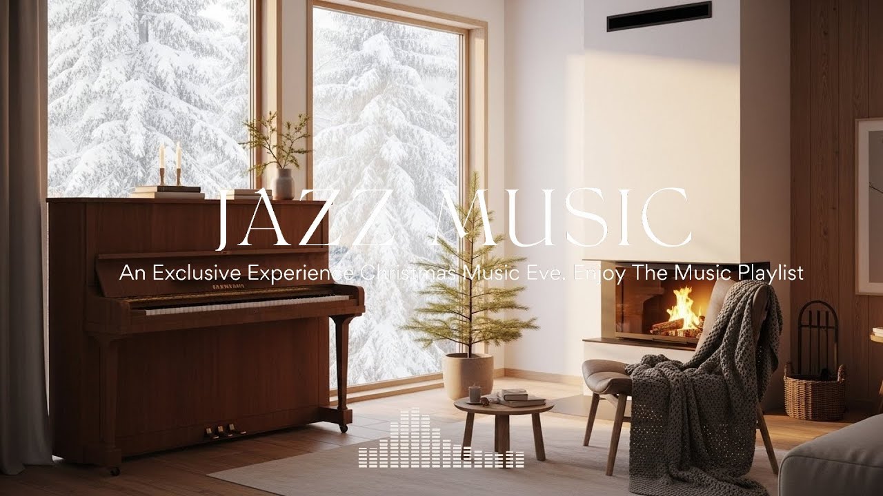 Cozy Fireplace December Jazz – Soft Sounds for Calm Winter Nights