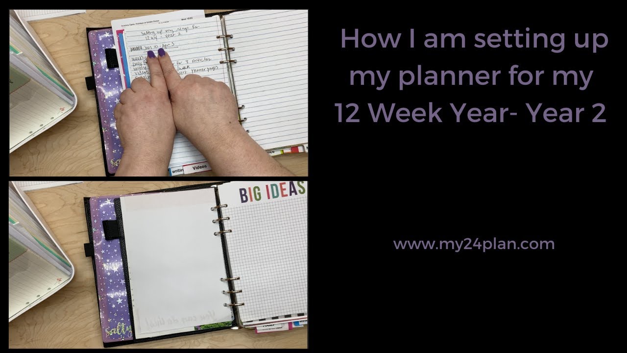 12 Week Year Planner Setup