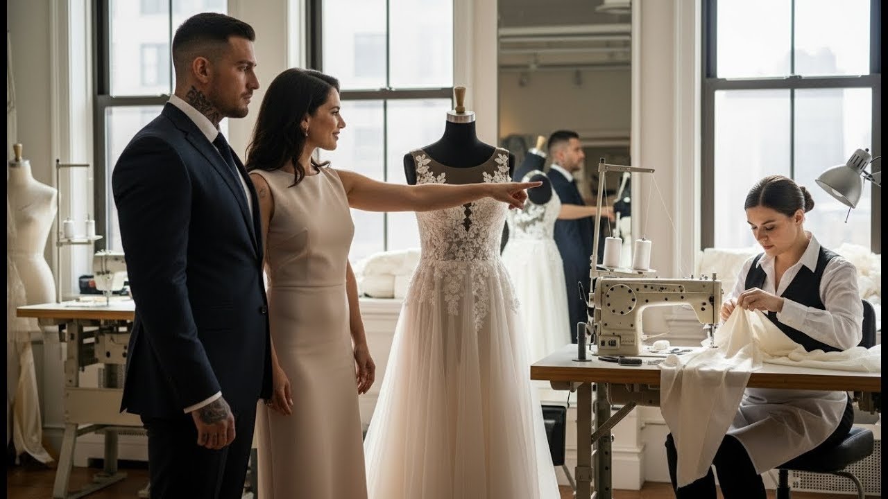 Jefe mafioso recoge vestido de novia de su prometida... ¡y su ex embarazada lo confecciona!