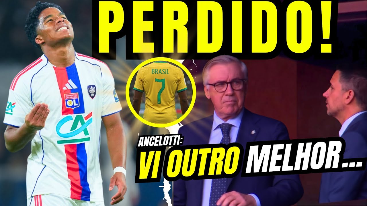 Técnico ERRANDO com Endrick? Ancelotti Observa e Reage Assim... 😱🔥