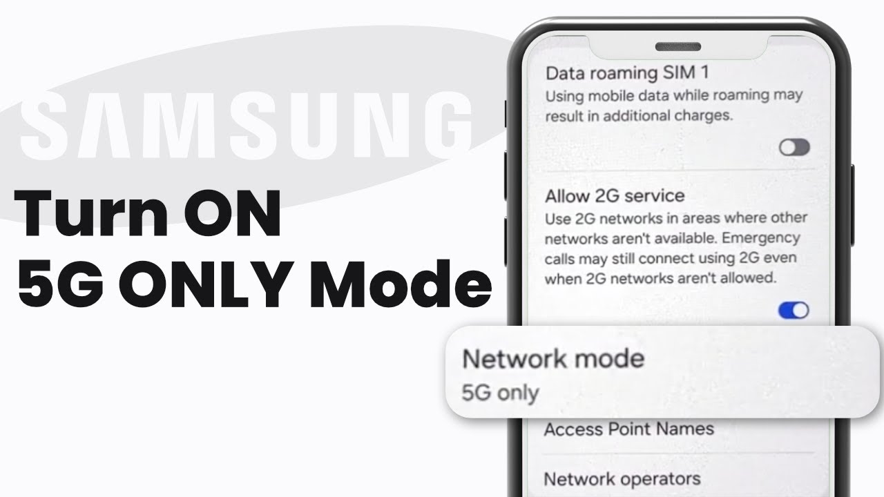 How to Force Samsung to Use 5G ONLY Mode (Hidden Setting!)