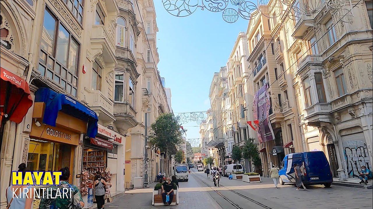 SABAHIN ERKEN SAATİNDE İSTANBUL'DA TÜNEL'DEN GALATASARAY 'A TARİHİ BİNALAR ARASINDA #tünel
