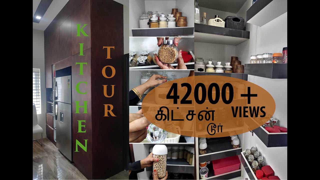 என் சமையல் அறையில் - 1 / 6 | KITCHEN TOUR - 1 | கிட்சன் டூர் - 1 | MODULAR KITCHEN | LUCKY'S SAMAYAL