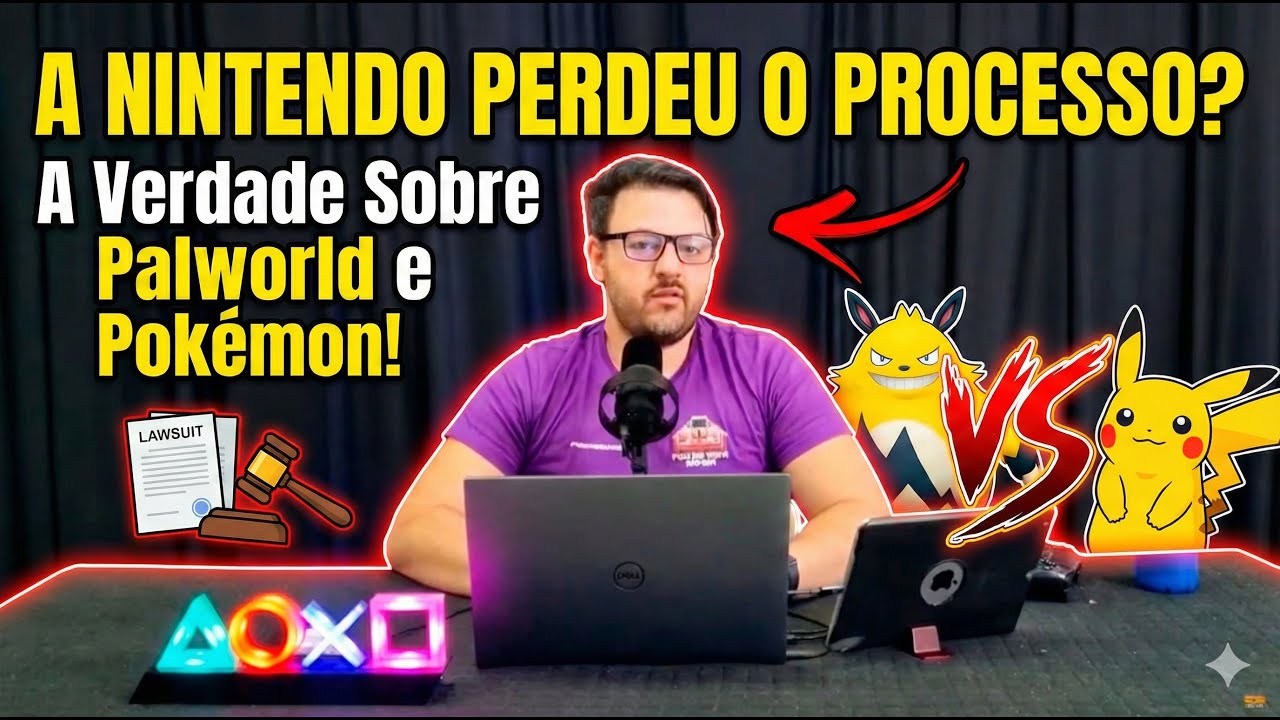A NINTENDO PERDEU O PROCESSO? A Verdade Sobre Palworld e Pokémon!