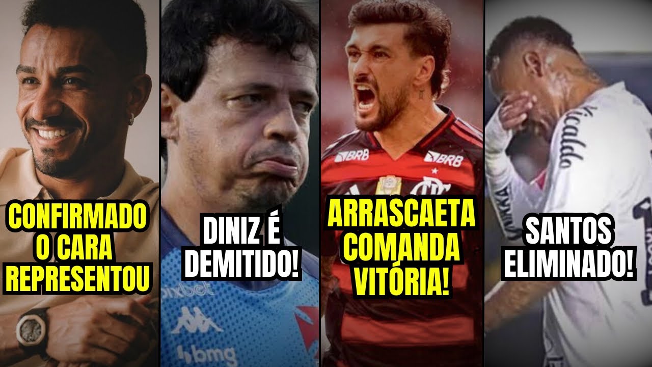 Diniz CAIU! Enquanto FLAMENGO ATROPELA Neymar dá VEXAME e Danilo SURPREENDE! 
