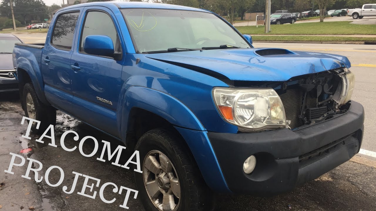 Toyota Tacoma Bought Wrecked On Copart Auto Auction (Rebuild Part 1)