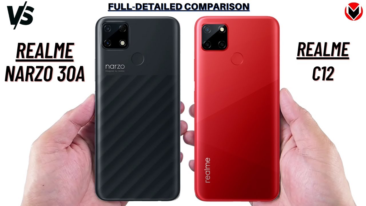 REALME NARZO 30A VS REALME C12 _ Full Detailed Comparison _Which is best?