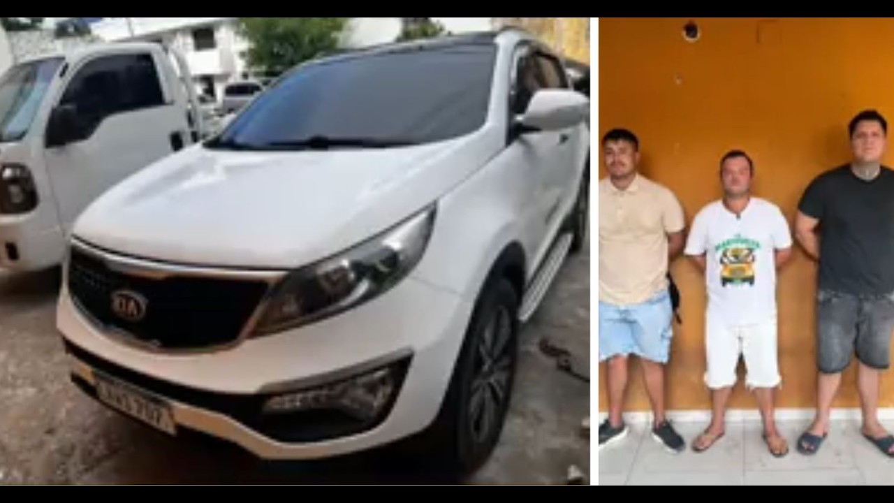 Tres detenidos por apropiarse de un vehículo en Asunción