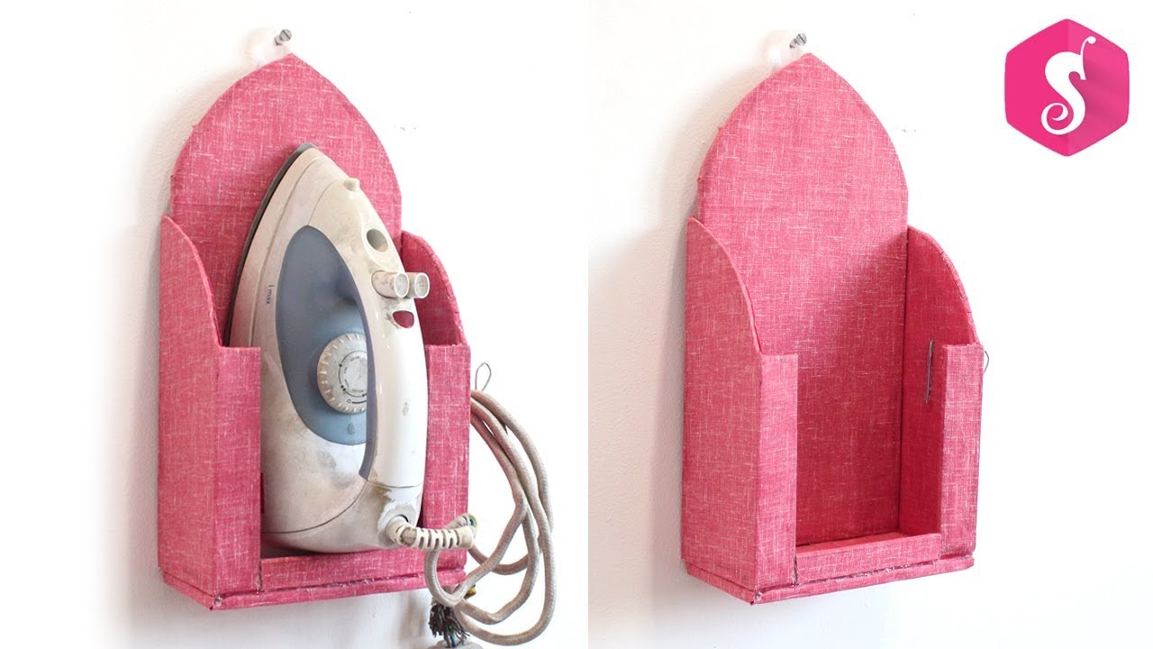 DIY WALL MOUNTED IRON STAND from WASTE CARDBORAD