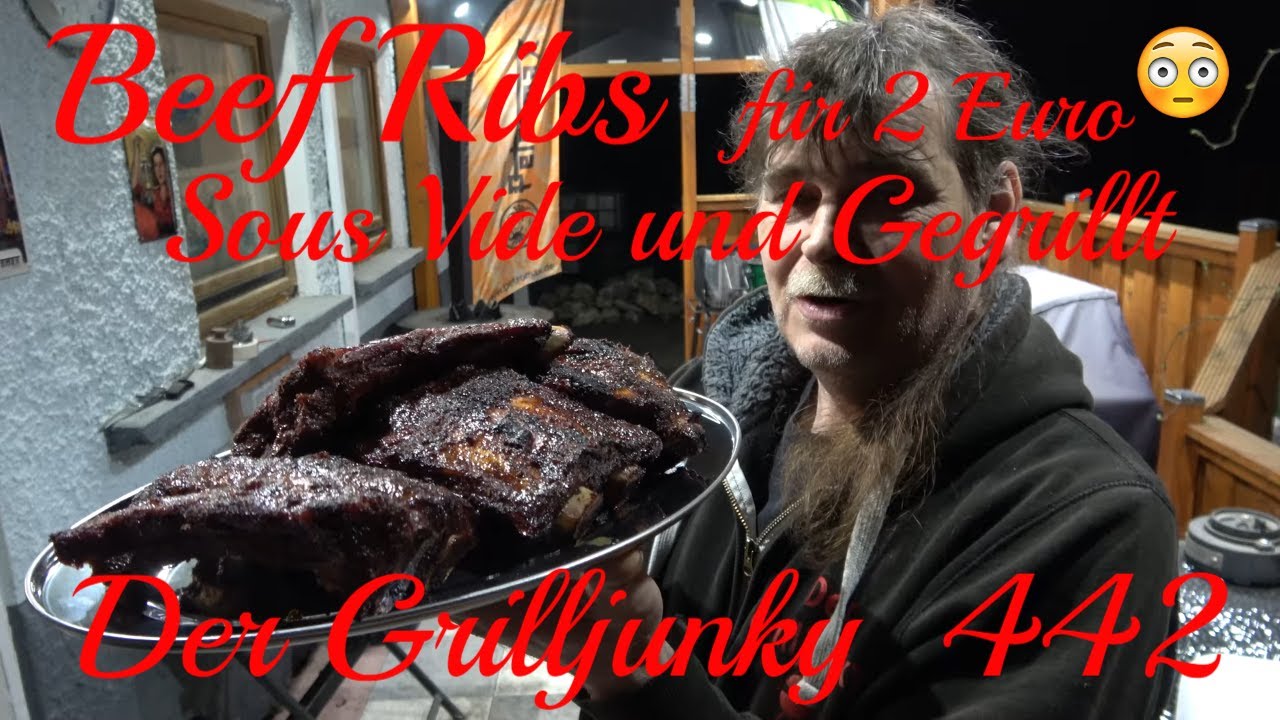 Beef Ribs für 2 Euro, Sous Vide und Gegrillt - Der Grilljunky  442