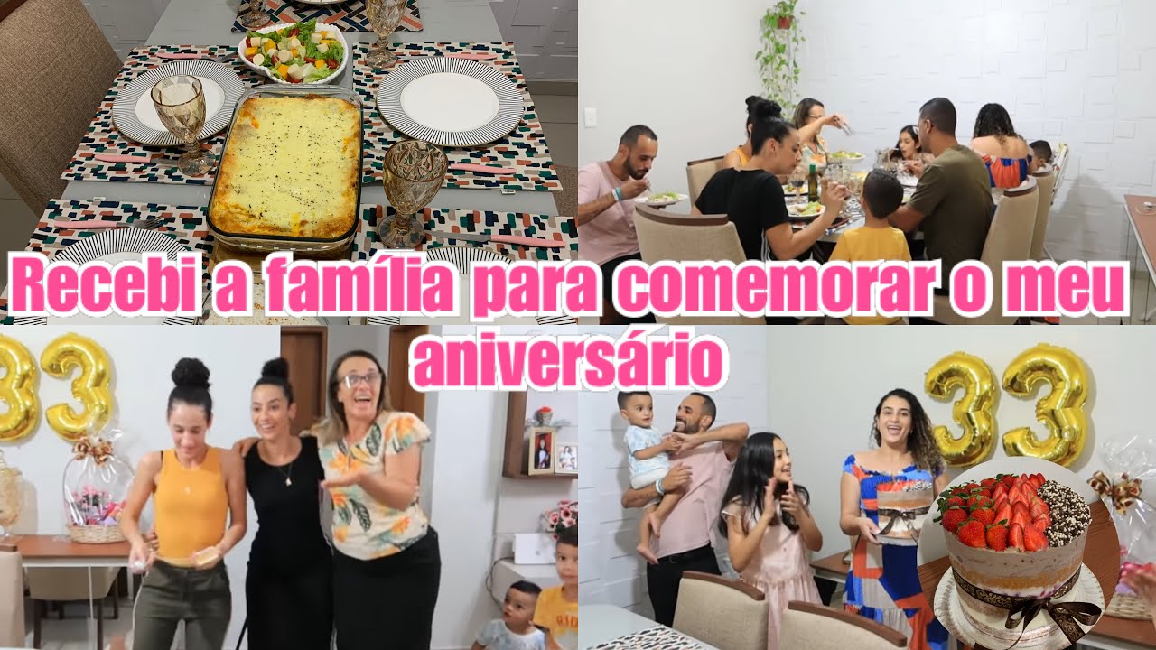 Fiz um jantar para a família para comemorar meu aniversário | LAÍS VELOSO