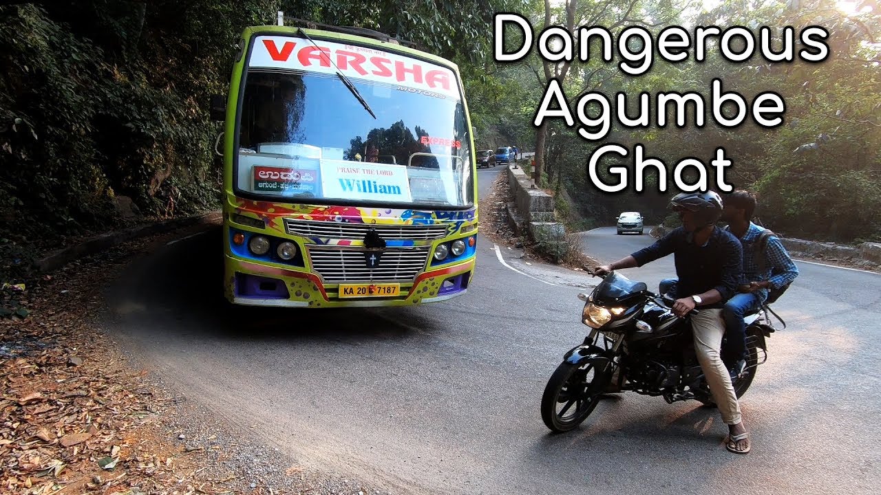 Agumbe Ghat | Agumbe Sunset | Agumbe tourism Karnataka Tourism | Dangerous Hairpin Bend Road Agumbe