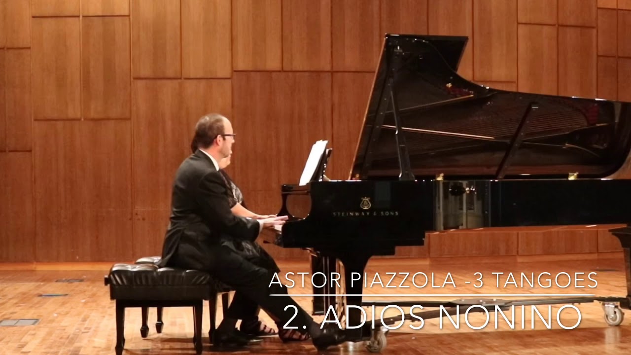 Astor Piazzola- 3 Tangoes for piano duo