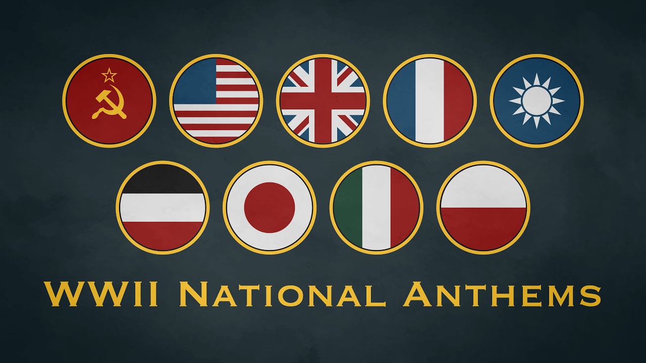 Eleven WWII National Anthems on Piano (Allied and Axis Powers)